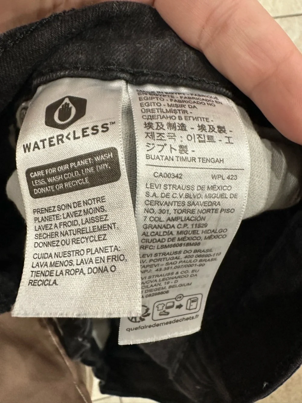 Levi's Black 511 Straight-Leg Jeans